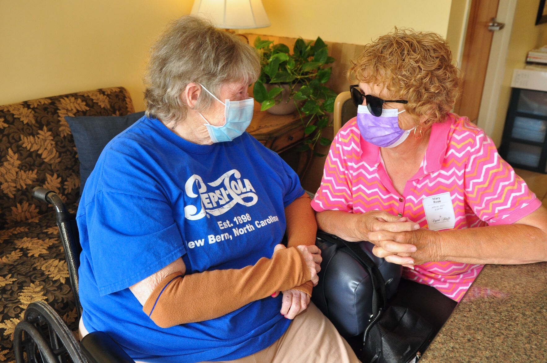 Families reunited as long-term care facilities open for in-person visitation